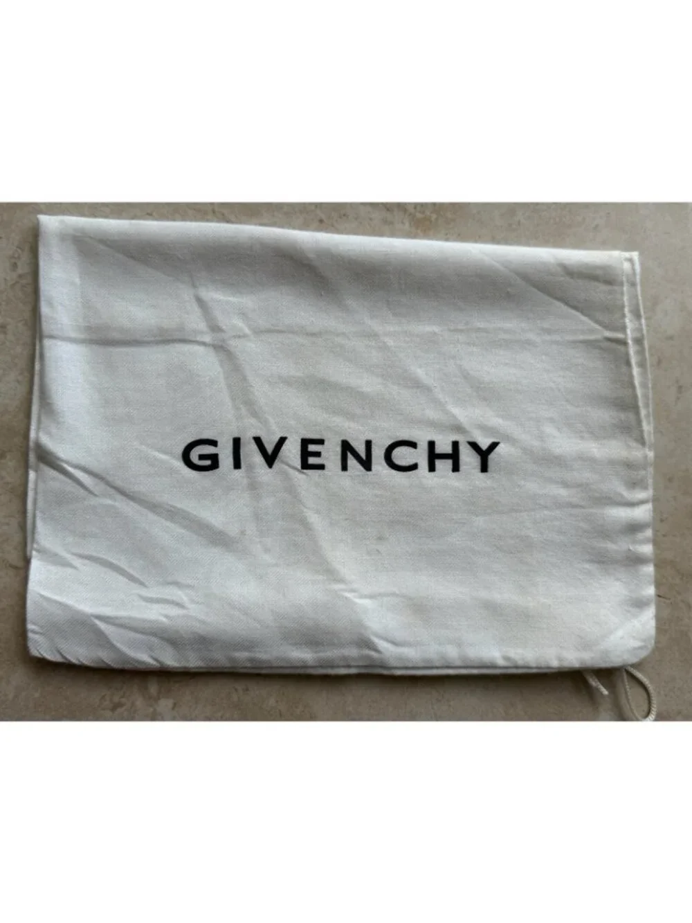 Givenchy Dust Bag Storage Drawstring White Cotton 14 X 10